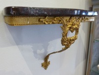 French Gilt Brass Shelf