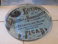 French Lotion Label Paperweight