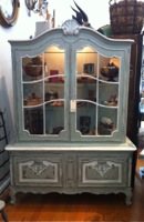French Provincial Display Cabinet