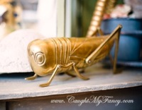 Vintage Brass Grasshopper