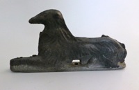 Aluminum Greyhound Dog Sculpture